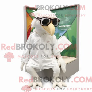 Personaggio mascotte bianco...