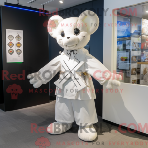 Maskotdraktfigur White...