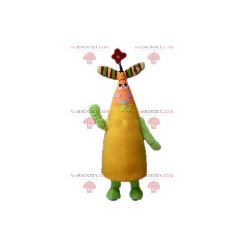 Mascotte de personnage coloré et fleuri - Redbrokoly.com