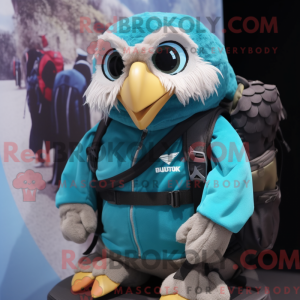 Turquoise Hawk mascot...