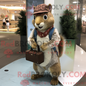 Ekorn maskot kostyme...