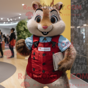 Ekorn maskot kostyme...