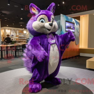 Lilla egern maskot kostume...