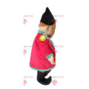 Piratmaskot med hatt. Kaptenmaskot - Redbrokoly.com
