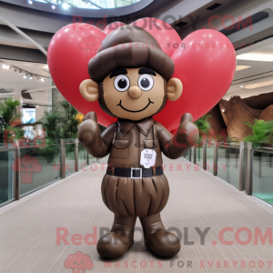 Brown Heart Shaped Balloons...