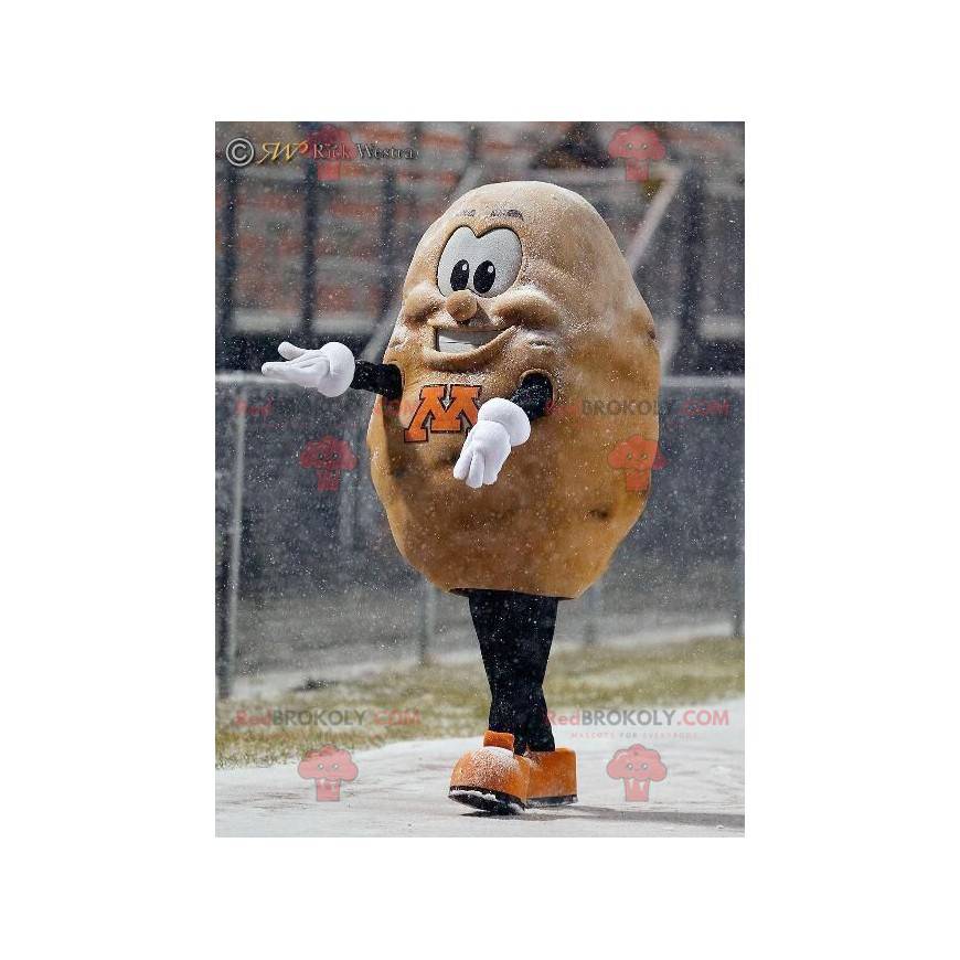 Giant brown potato mascot - Redbrokoly.com