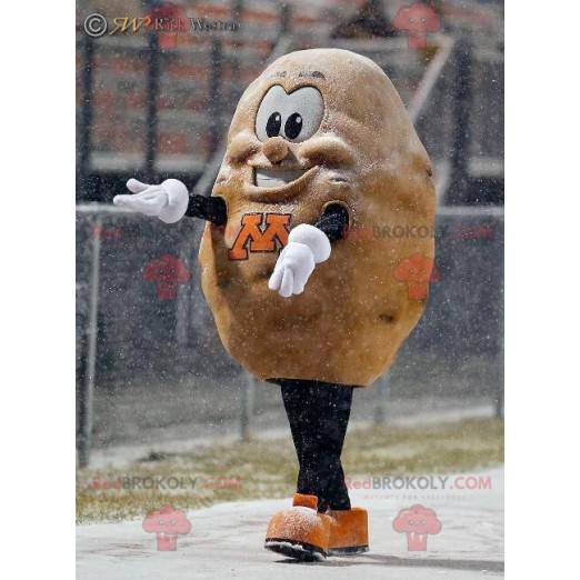 Giant brown potato mascot - Redbrokoly.com