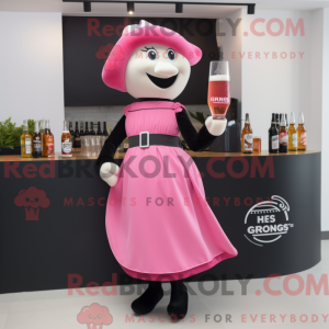 Pink Guinness maskot...