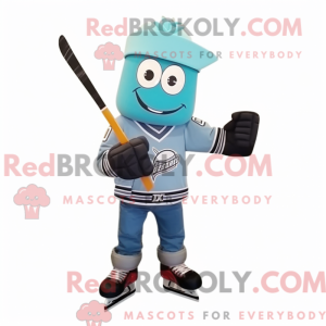 Teal Ice Hockey Stick...