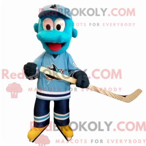 Teal Ice Hockey Stick...