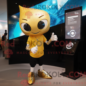 Guld Stingray maskot...