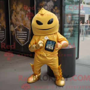 Disfraz de mascota Gold...