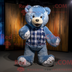 Máscara de urso de pelúcia...