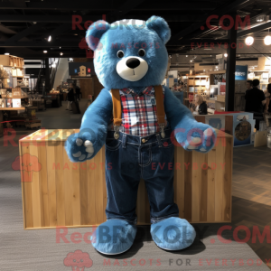 Blauwe teddybeer...