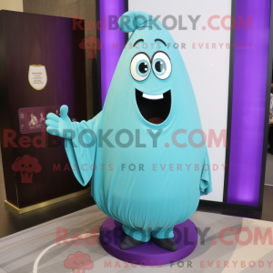 Turquoise Eggplant mascot...