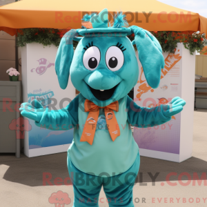 Disfraz de mascota Teal...