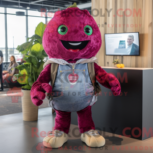 Disfraz de mascota Magenta...