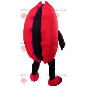 Mascotte di tappo di bottiglia rosso. Capsula rossa gigante -