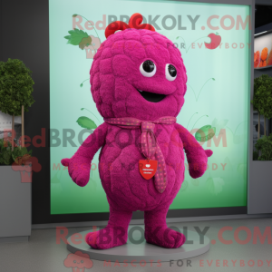 Magenta traz máscara de...