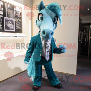 Turkis Mare maskot kostume...