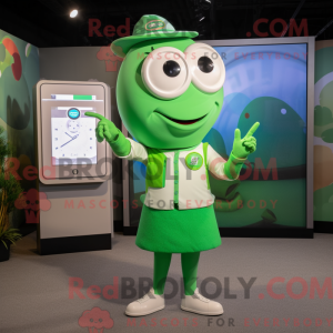 Green But mascot costume...