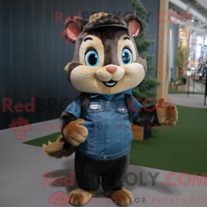 Black Chipmunk mascot...