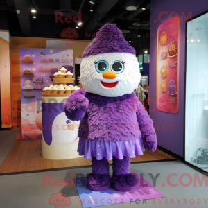 Disfraz de mascota Purple...