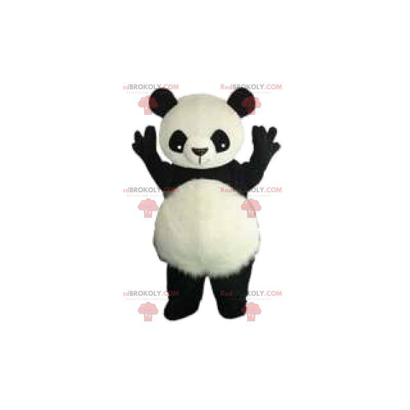 Mascot of a black and white Panda and his beautiful ears - Mascot of a black and white Panda and his beautiful ears -