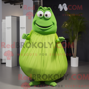 Lime Green Momentum maskot...