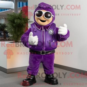 Purple Wrist Watch mascot...