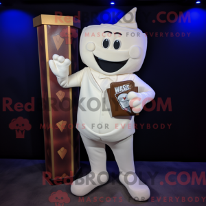 White Chocolate Bar mascot...