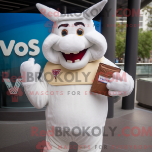 White Chocolate Bar maskot...