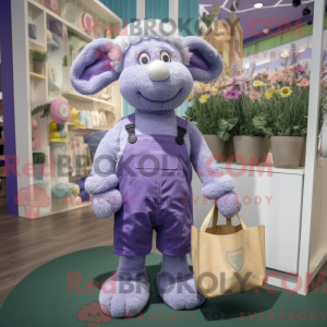 Lavendel Schaf Maskottchen...