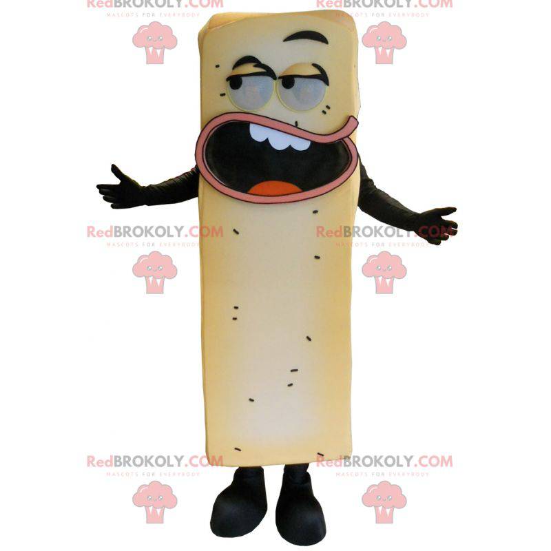 Mascot kæmpe gule pommes frites. Gul maskot - Redbrokoly.com Mascot kæmpe gule pommes frites. Gul maskot - Redbrokoly.com