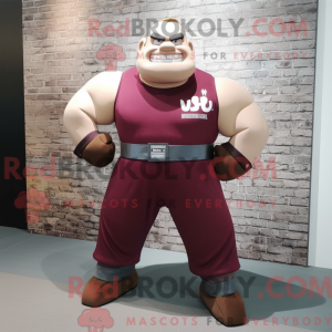 Maroon Strongman máscara de...