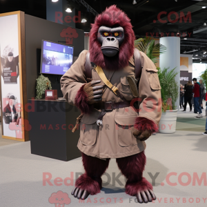 Costume mascotte de gorille...