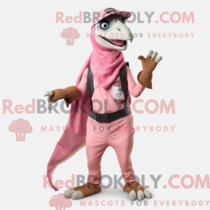 Rosa Deinonychus maskot...