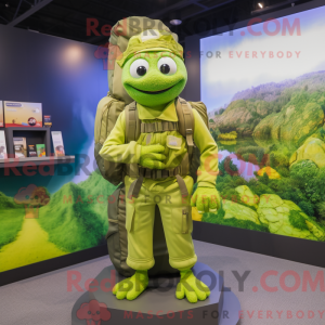 Lime Green Alliance maskot...