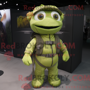 Lime Green Alliance maskot...