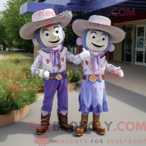 Lavendel Cowboy maskot...