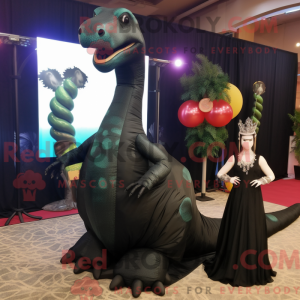 Zwart Brachiosaurus...