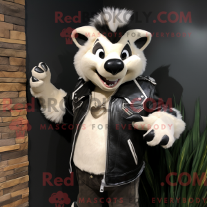 Costume mascotte de Skunk...