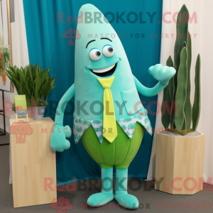 Turkis asparges maskot...