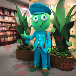 Turkis beanstalk maskot...
