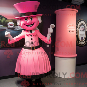 Pink Guinness maskot...