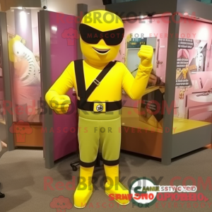 Lemon Yellow Gi Joe mascot...