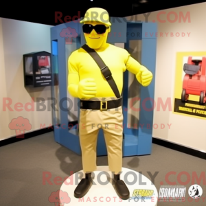 Personaggio mascotte Gi Joe...