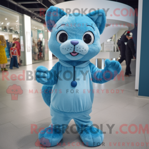 Postava maskota Sky Blue...