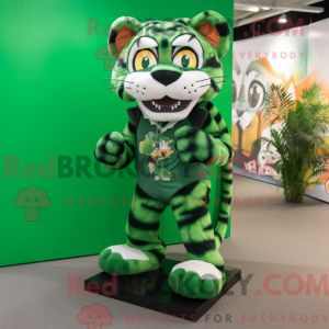 Máscara de Tigre Verde com...