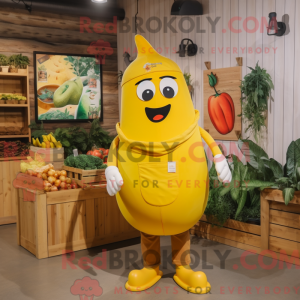 Yellow Pepper mascot...